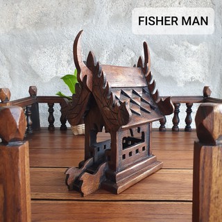 ศาลพระภูมิ ศาลจิ๋ว บ้านอ้ายไข่ แก้บน(Spirit House) by Fisher man