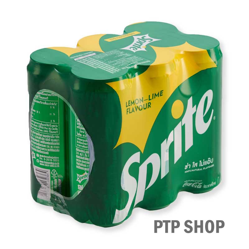 Sprite สไปรท์ กลิ่นเลม่อนไลม์ ขนาด 325 มล.(6 กระป๋อง/แพ็ค) | Shopee ...