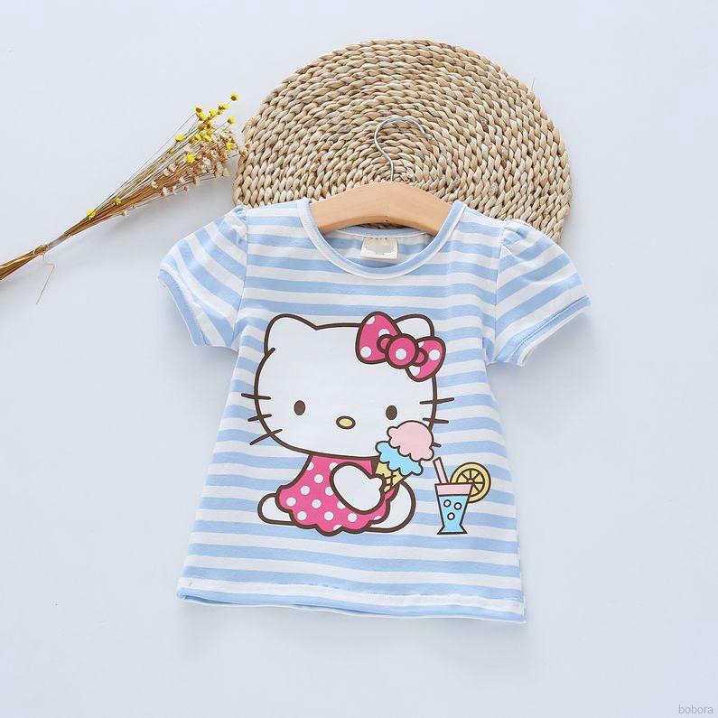 bobora-hello-kitty-ชุดเสื้อผ้าสำหรับเด็กผู้หญิง