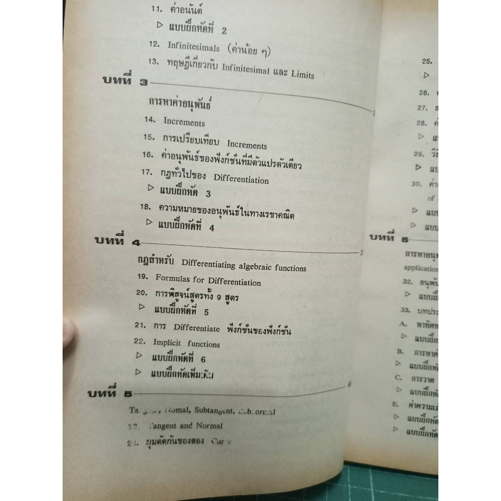 differential-calculus-คณิตศาสตร์สูง-กระดาษปรู๊ฟ-ราคาพิเศษขายตามสภาพ