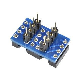 DIYMORE Dual DIP8 to DIP8 Mono Opamp PCB + Pin + ซ็อกเก็ตสำหรับ NE5532 OPA2132 OPA627 TL072 P07