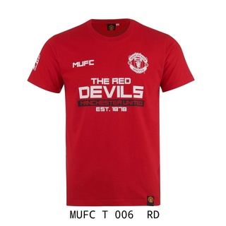 เช็คไซด์ก่อนสั่งซื้้อ !!!!! เสื้อคอกลมแมยู MUFC-T-006 RD ราคา 390 บาท