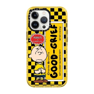 Charlie Brown Good Grief Taffy Case 13 Pro Max  Impact Case  สี: GlitterYellow