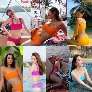 บิกินี่สไตล์สปอร์ต🏖ชุดว่ายน้ำคุณภาพแน่น💕ราคามิตรภาพ🌟กระซิบว่าถูกกว่าเฟสไอจีแน่นอนจ้า📍