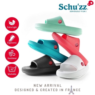 ของแท้​100% Schuzz รองเท้าแตะ น้ำหนักเบา​ พื้นหนา รุ่น​ Claquette​ จากฝรั่งเศส​