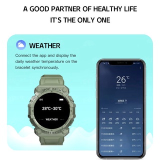 ภาพขนาดย่อของภาพหน้าปกสินค้าพร้อมส่งจากไทย นาฬิกา สมาร์ทวอทช์ Fd68 หน้าปัดกลม นาฬิกาข้อมือ Smart Watch เชื่อมต่อบลูทูธ วัดอัตราการเต้นหัวใจ มีประกัน จากร้าน helloshopword บน Shopee ภาพที่ 4