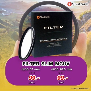 ภาพขนาดย่อของสินค้าShutter B Filter Silm MC UV ขอบบาง สำหรับป้องกันหน้าเลนส์