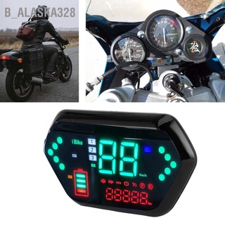 B_Alaska328 เครื่องวัดความเร็วรอบเครื่องยนต์ดิจิทัล หน้าจอ Lcd 60V สําหรับรถจักรยานยนต์ไฟฟ้า