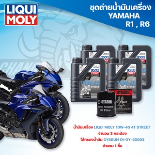 ชุดถ่ายน้ำมันเครื่องสำหรับรถ Yamaha R Series R1 / R6