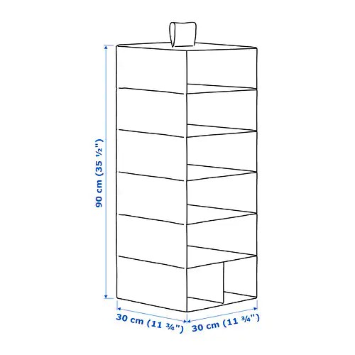 ikea-แท้ค่ะ-ขายถูกมากๆ-ชั้นแขวนผ้า-ขนาด-30x30x90-ซม-ชั้นแขวน-7-ช่อง-อิเกีย