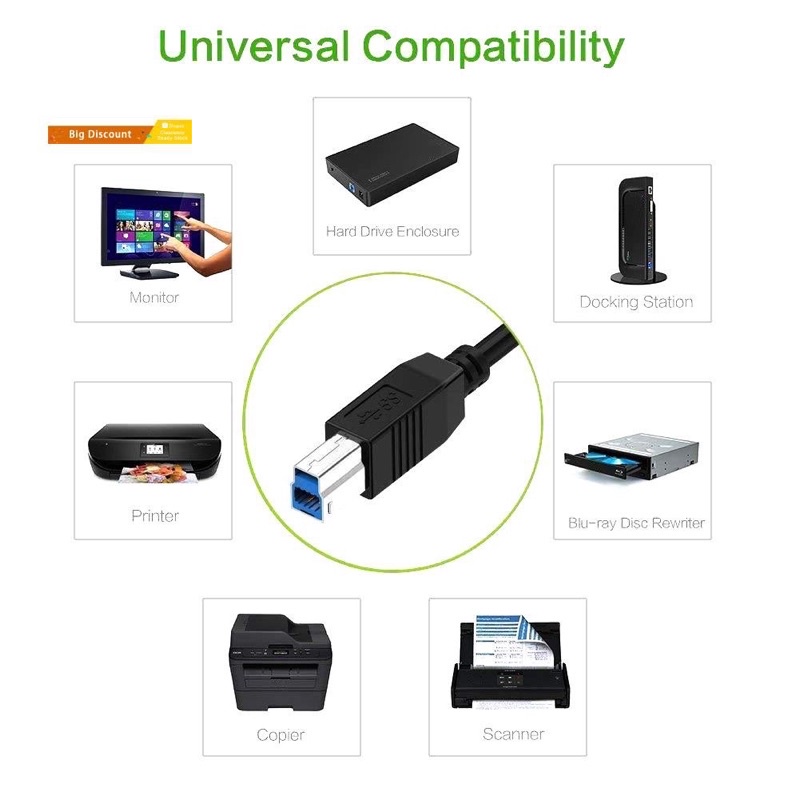 cable-printer-สายปริ้นเตอร์คุณภาพดี-usb-3-0-type-am-to-bm-ความยาว-1-8-m-3-m-5-m-เชื่อมต่อกับปริ้นเตอร์ทุกยี่ห้อ