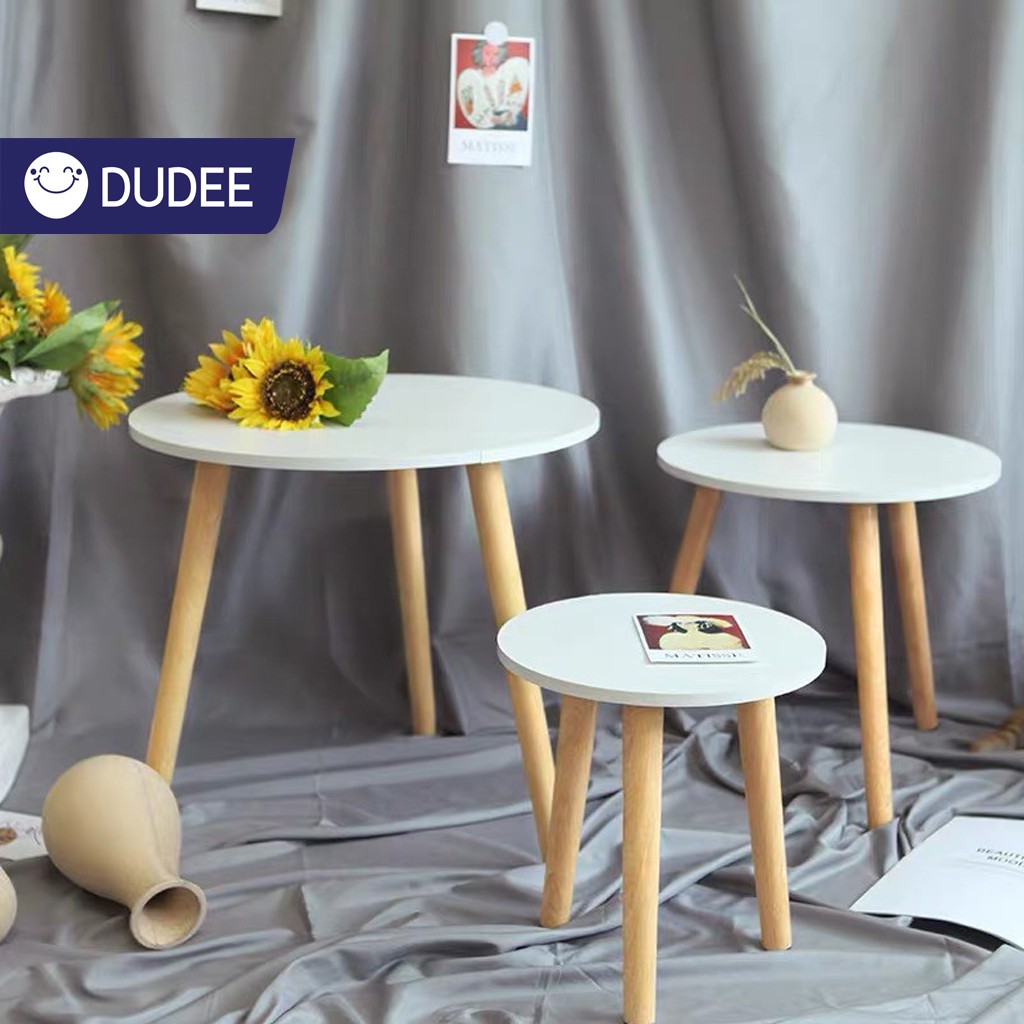 รูปภาพสินค้าแรกของDUDEE โต๊ะกลางโซฟา มีหลายขนาด ตัวเล็กกระทัดรัดใช้วางข้างเตียงได้