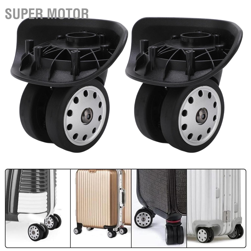 Super Motor 1 Pair A88 Porous Wheel Suitcase Luggage Replacement