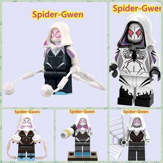 ของเล่นตัวต่อ ตุ๊กตา Marvel Spider-Man Spider-Gwen สําหรับเด็ก