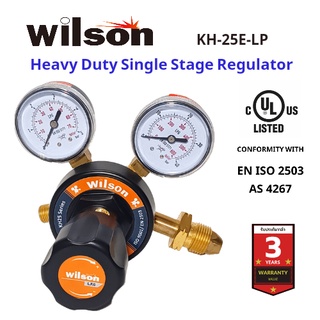 เกจ์แก๊ส/เกจ์ปรับแรงดันแก๊ส LPG Wilson KH-25E-LPG สำหรับอุตสาหกรรมหนักมาตรฐาน USA.