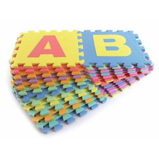 แผ่นรองคลานแบบจิ๊กซอร์ ลาย A-Z 26 แผ่น SIZE 30*30 cm