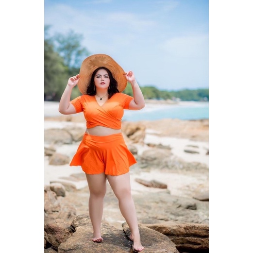 ชุดว่ายน้ำplussize-ชุดว่ายน้ำสาวอวบ-ชุดว่ายน้ำsizexl-xxl