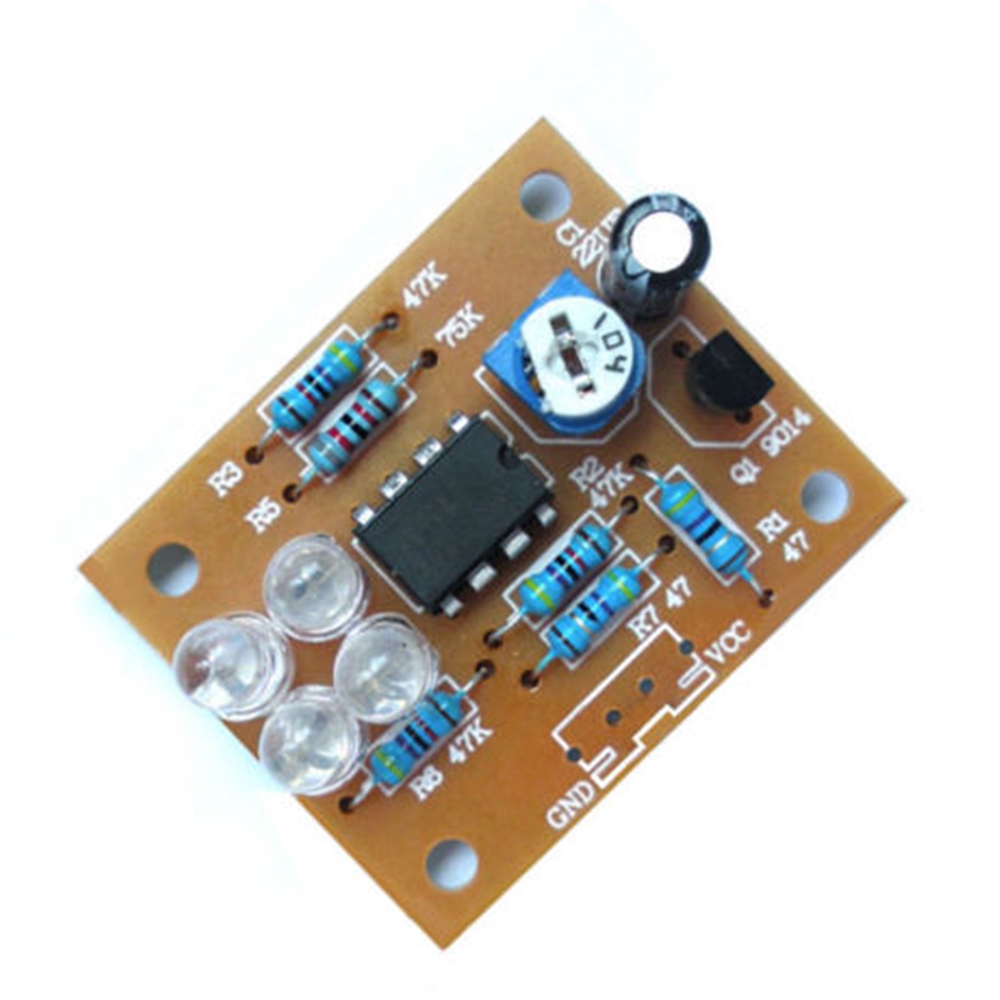 dc-9v-lm358-ชุดไฟ-led-อิเล็กทรอนิกส์-diy