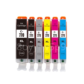 ภาพหน้าปกสินค้าPGI-770XL CLI-771XL INK CARTRIDGES FOR CANON PIXMA PRINTERS MG7770/MG5770/MG6870 ที่เกี่ยวข้อง