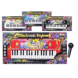 ของมันต้องมี🎹🎤Electronic Keyboard 37 คีย์ เปียโน มาพร้อมไมค์