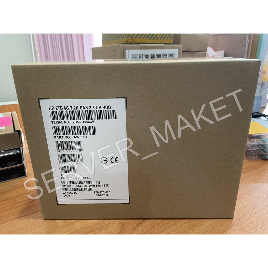 AW555A 605475-001 MSA2 2-TB 6G 7.2K 3.5 DP SAS HDD ฮาร์ดดิส รับประกัน 1 ...
