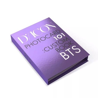 [พร้อมส่ง] Dicon - BTS Photocard 101 : Custom Book / Behind BTS since 2018