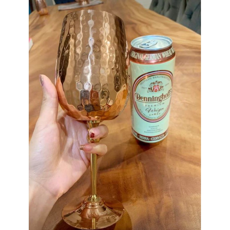 แก้วไวน์ทองแดงเเท้100-copper-wine-glass-เหลือ3ใบสุดท้ายในไทย