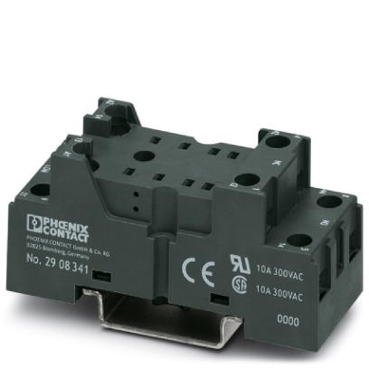 ซ็อกเก็ตรีเลย์ relay socket ฐานรีเลย์ 2 คอนแทค Phoenix contact 2908341 ...