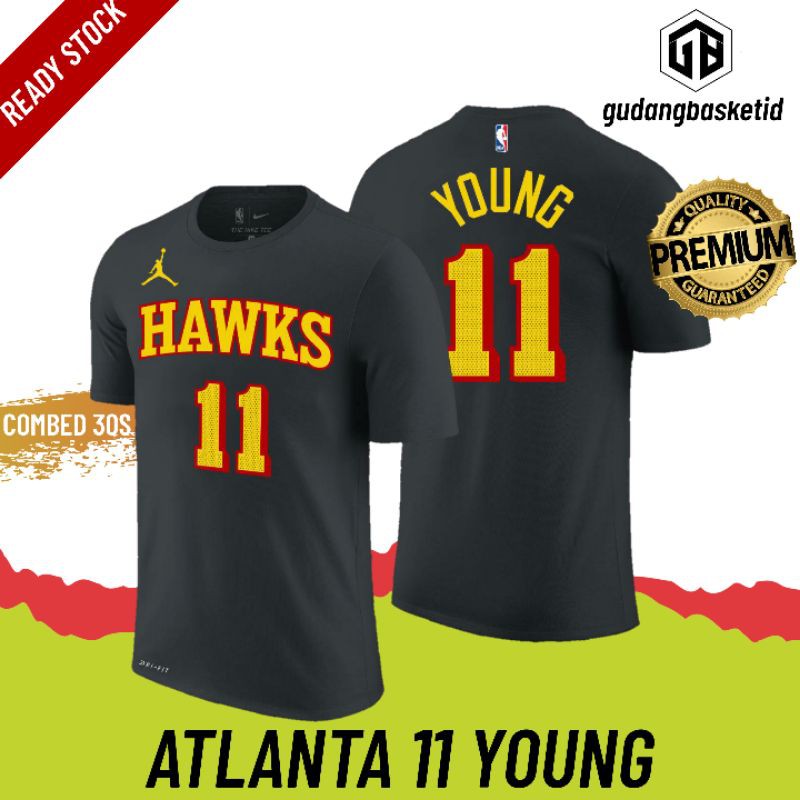 เสื้อยืดพิมพ์ลายแฟชั่นเสื้อกีฬาบาสเก็ตบอล-nike-gametime-nba-atlanta-hawks-11-young