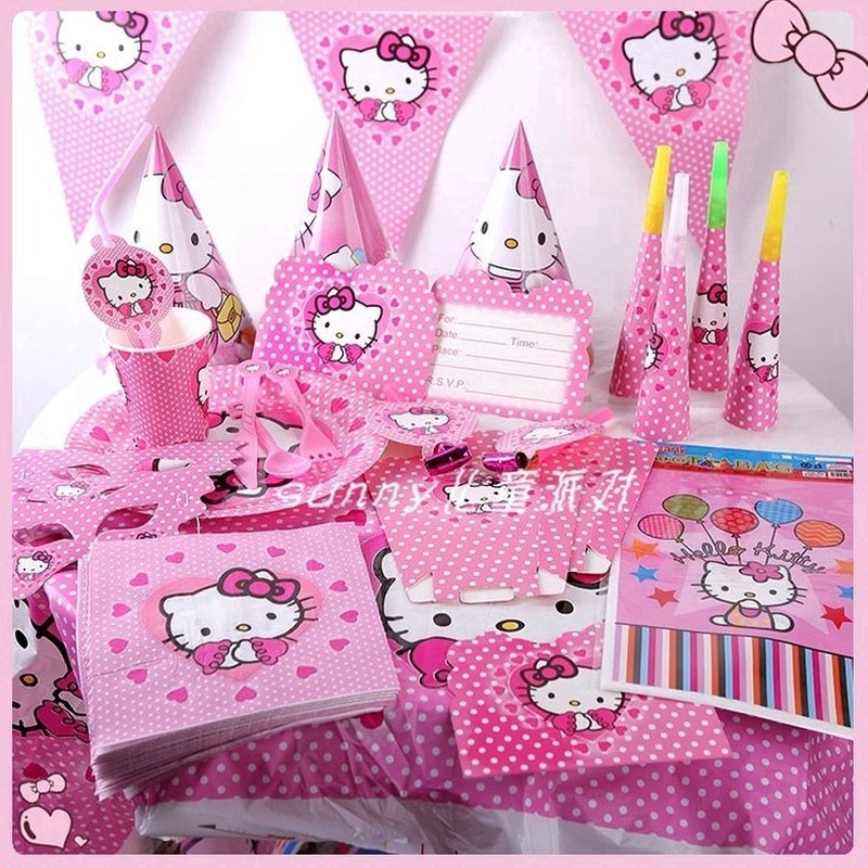 อุปกรณ์จัดงานวัดเกิด-ธีม-hello-kitty-สำหรับเด็ก