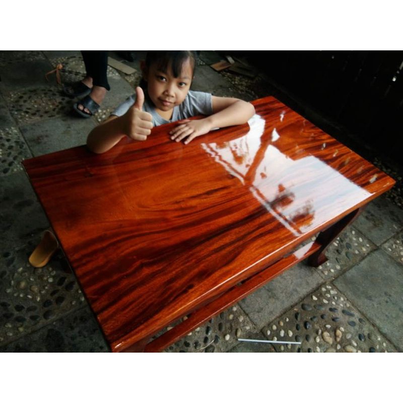 โต๊ะกลางโซฟา-ไม้แผ่นเดียว-60x100x48-งานสั่งผลิต