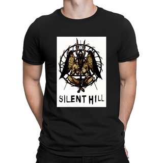 เสื้อยืด พิมพ์ลายภาพยนตร์ Silent Hill คุณภาพสูง สําหรับผู้ชายS-5XL