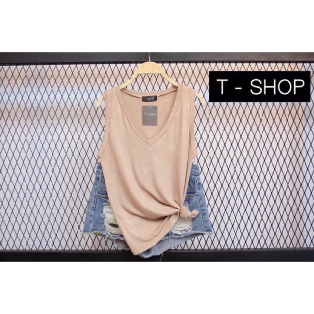 new-เสื้อแขนกุด-style-topshop-สีนู้ด