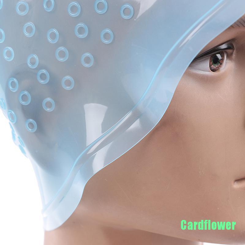 cardflower-หมวกซิลิโคน-สําหรับย้อมสีผม-เข็มตะขอ-สําหรับทําผม