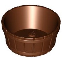 ชิ้นส่วนเลโก้ Lego Part Container, Barrel Half Large with Axle Hole ...