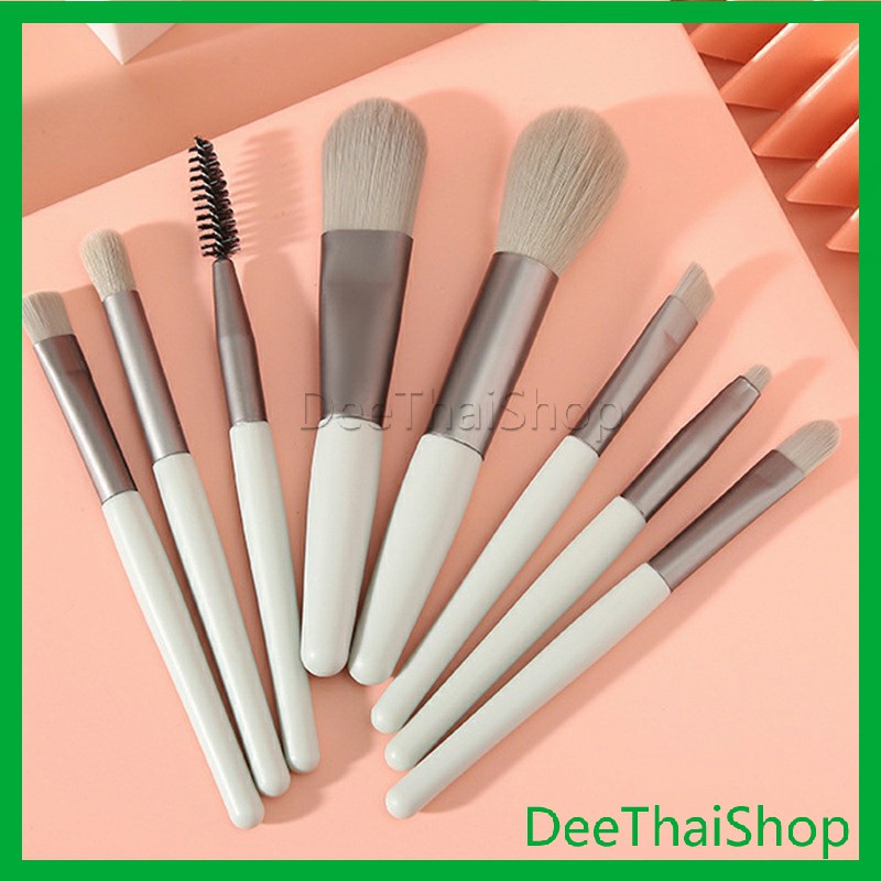 ชุดแปรงแต่งหน้า-8-ชิ้น-แปรงคิ้ว-ปัดแก้ม-makeup-brush-set