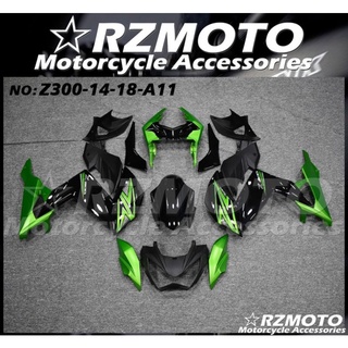 ชุดแฟริ่ง kawasaki z 250 z 300ชุดสีทั้งชุด z300จำหน่ายชุดแฟริ่ง bigbike NINJA Z250 Z300ปี2014/15/16