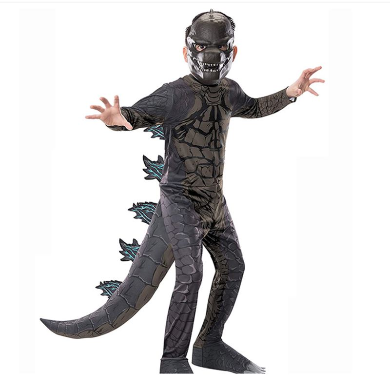 ภาพหน้าปกสินค้าชุดจั๊มสูทคอสเพลย์ Godzilla vs Kingkong เหมาะกับปาร์ตี้ฮาโลวีน สําหรับเด็ก จากร้าน clothesparadise.th บน Shopee