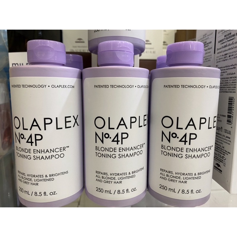 OLAPLEX No.4P แชมพูสีม่วงเข้มข้น (โอลาเพล็กซ์ นัมเบอร์4พี บลอนด์ เอนฮาน ...