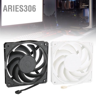 สินค้า Aries306 พัดลมระบายความร้อน 12 ซม. 2400RPM อินเทอร์เฟซส่วนหัว PWM แบบ 4 พิน เสียงรบกวนต่ำ สำหรับคอมพิวเตอร์ เดสก์ท็อป 