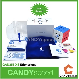 รูบิค GAN356 XS Stickerless Rubik 3x3 ที่มี Option ให้เลือกปรับแต่งได้มากที่สุด | GAN 356 | By CANDYspeed
