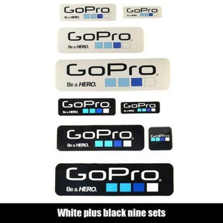 GoPro Sticker 9 pcs / สติ๊กเกอร์ โลโก้ โกโปร