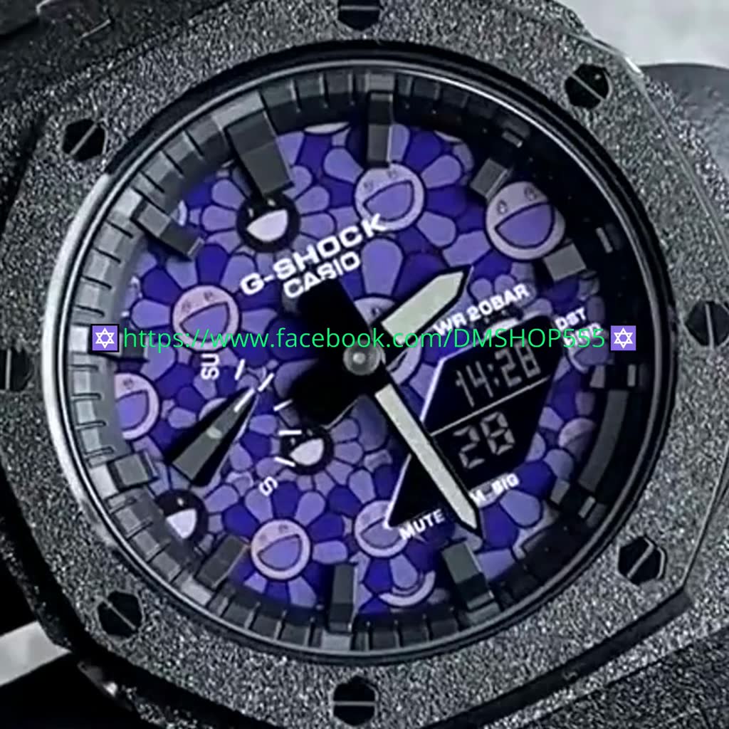 dm-shop-gshock-casio-สายนาฬิกาข้อมือยาง-กรอบโลหะ-แบบเปลี่ยน-สําหรับ-casio-ga-2100-ga-2110-gab-2100