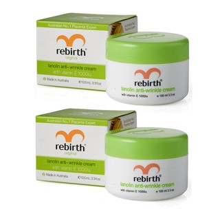 Rebirth Lanolin Anti-Wrinkle Cream 100 ml. 2กระปุก