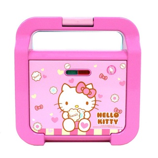 HELLO KITTY เครื่องทำแซนวิช รุ่น SW-223 ทำได้ครั้งละ 2 แผ่น เป็นแผ่นกลมลาย คิตตี้ กำลังไฟ 750 วัตต์