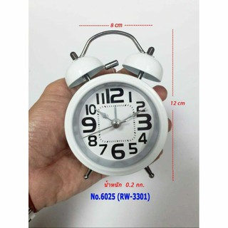 ภาพขนาดย่อของภาพหน้าปกสินค้านาฬิกาปลุก นาฬิกาปลุกตั้งโต๊ะ ทรงวินเทจ มีไฟ รุ่น 6025 จากร้าน nantanatnc บน Shopee