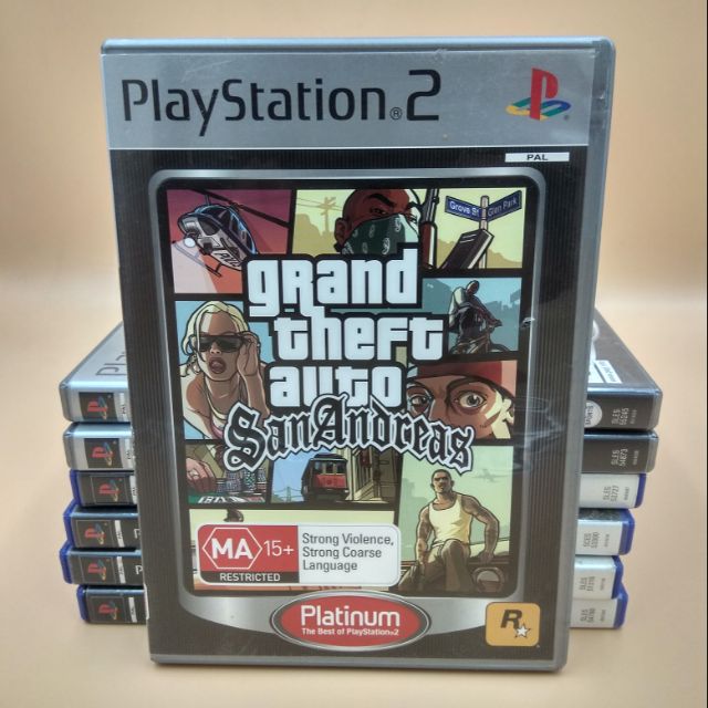 GTA San Andreas Sur PlayStation 2 – Blister Sous Scellé D'origine – Édition Trilogy – NEUF