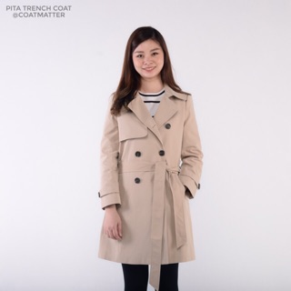 Coatmatter - PITA Trench Coat : Beige เทรนช์โค้ท