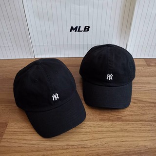 MLB nano logo unstructured ball cap สีดำ