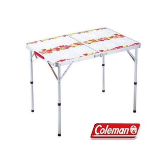 Coleman โต๊ะสนามอลูมิเนียมปรับสูงต่ำได้ เปลี่ยนลายได้2 แบบ น้ำหนักเบา มีสินค้าพร้อมส่ง